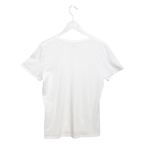 Vince Pima Cotton White Crewneck Tee Women’s Large Soft Lightweight Top - Picture 3 of 9